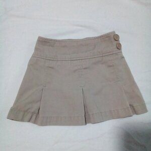 *free* pleated khaki skirt sz 4